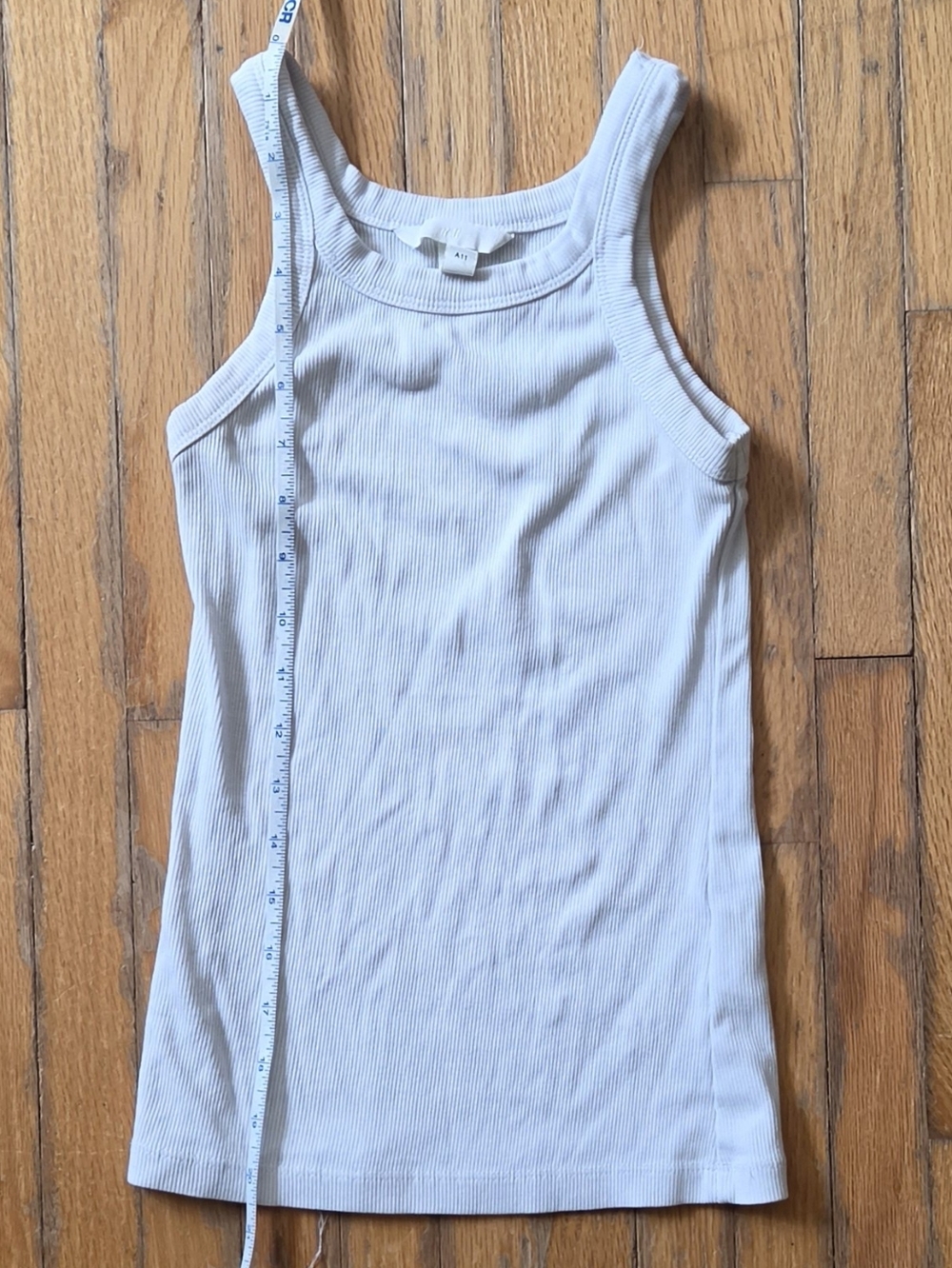 H&M Ribbed White Tank XS - Picture 6 of 6